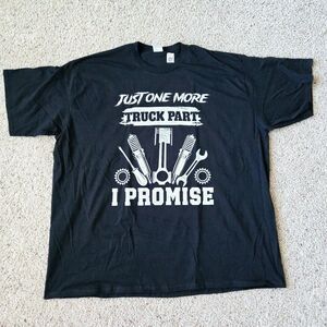 Men's Size 4XL Short Sleeve T-Shirt Just One More Truck Part I Promise Funny NEW